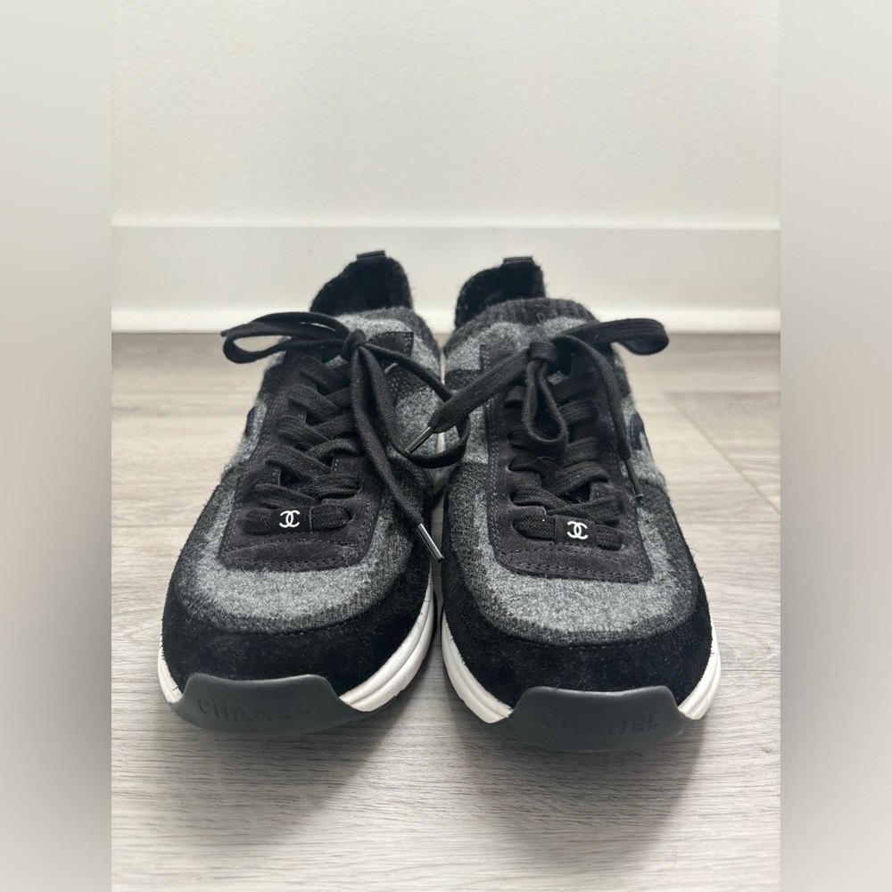 Chanel CC Logo Sport Runner Trainer Sneakers